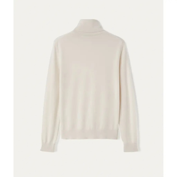 Retail $1990 Loro Piana Beige Turtleneck IT 38 100% Cashmere - Picture 2 of 9